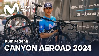 SinCadena Así es la nueva CanyonBicycles Aeroad 2024  Movistar Team [upl. by Htenay]