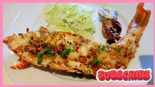 Grilled Lobster with Garlic Butter Sauce OFW [upl. by Eirol]