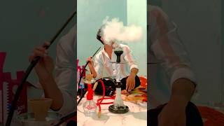 Hookah bar tricks new 🥳😚 hookah hookahbar tricks [upl. by Nnylirej379]