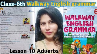 class6th Lesson10 Adverbs WALKWAY ENGLISH GRAMMAR key englishgrammarclassnew english neha [upl. by Anitnas]