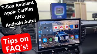 CarLinkIt Ambient Brand New ModuleApple CarPlay AND Android AutoLive TVNetflixYouTube [upl. by Stricklan]