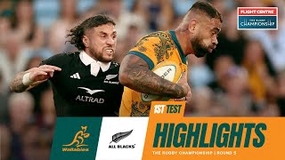 Wallabies v All Blacks Highlights  First Test  TRC 2024 [upl. by Azerila291]