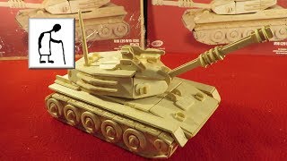 Tank Woodcraft Construction Kit P050 FAST FORWARD [upl. by Rehpitsirhc389]