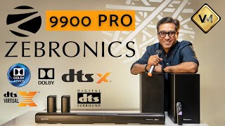 Zebronics 9900 Pro Dolby Atmos Soundbar  524 Home Theatre  Zebronics 9900 Soundbar [upl. by Gilson]