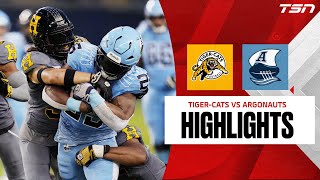 CFL WEEK 16 Toronto Argonauts vs Hamilton TigerCats FULL HIGHLIGHTS [upl. by Kelleher]