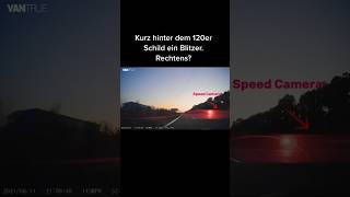 Speed Camera directly after No Speed Limit Section Speed Limit is 120kmh autobahn 300kmh blitzer [upl. by Assiralc]