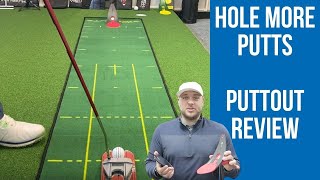 PUTTOUT REVIEW 2021  PRESSURE PUTT TRAINER amp COMPACT MIRROR [upl. by Elicul55]