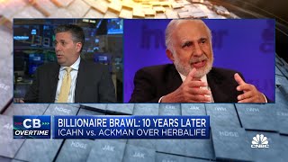 The billionaire brawl 10 years later Carl Icahn versus Bill Ackman over Herbalife [upl. by Nnel]