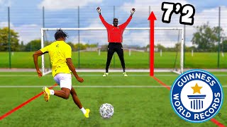 I Took 100 Shots vs Worlds BIGGEST Keeper amp Scored  Goals Football [upl. by Mcgrath119]