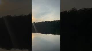 river sunset paz peace selfpeace selfcare poconos pensilvania adventure nature camping [upl. by Zsamot]