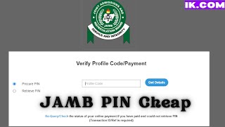 How To Buy JAMB ePIN Cheap 2024 Step By Step Guide For JAMB Registration [upl. by Mallen]