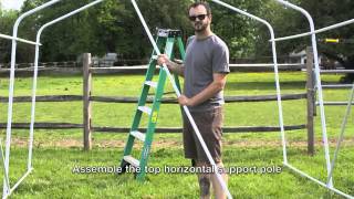 How To Assemble A 10x10x8 EmpireCovers Carport [upl. by Lat]