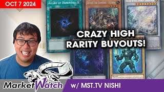 Crazy High Rarity Buyouts Devastate the Market YuGiOh Market Watch October 7 2024 [upl. by Chrissy]