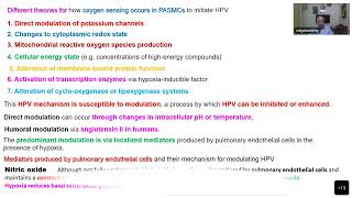 21 FEB 2023 HYPOXIC PULMONARY VASOCONSTRICTION PROF V NAGASWAMY [upl. by Kenn]