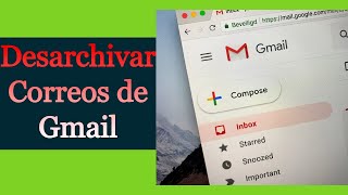 como VER CORREOS ARCHIVADOS en Gmail 2022 [upl. by Reinal]