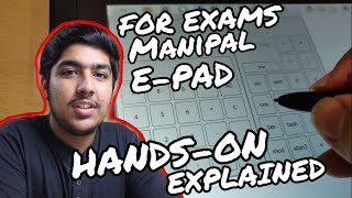 Manipals Digital ExamPad Hands On  Explained  FRESHERS Must Watch  MITKMC Manipal [upl. by Waldman]