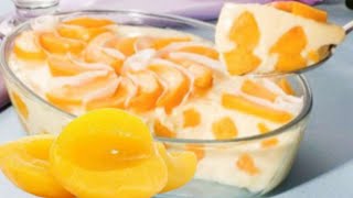 GELADÃO DE PÊSSEGO 🍑 SUPER FÁCIL DE FAZER pessego sobremesa receitas [upl. by Eras]