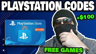 FREE PSN CODES 2024  Check out THESE Free PS4  PS5 Discount Codes NOW [upl. by Ettenotna]