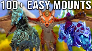 100 Easy to Get Mounts and How to Get Them in World of Warcraft [upl. by Enyr511]