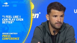 Grigor Dimitrov Press Conference  2024 US Open Round 4 [upl. by Sura]