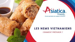 Les nems vietnamiens  Comment préparer [upl. by Stephan140]