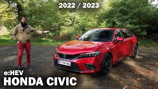 Nouvelle HONDA CIVIC Hybride eHev  2023 [upl. by Ecirtael1]