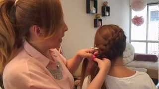 TRENZA ALEMANA  hair tutorial [upl. by Aryad]