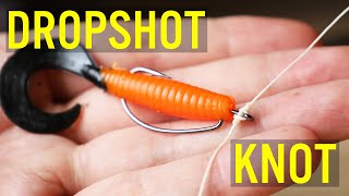 Dropshot Knot with offset hook Best fishing knot [upl. by Atorod]