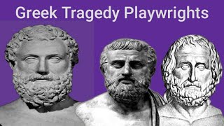 Greek Tragedy Playwrights  Aeschylus  Sophocles  Euripides [upl. by Feeney]