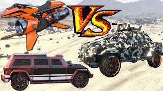 Oppressor MK2 vs Nightshark and Insurgent Pickup Custom Updated 2021 [upl. by Werbel]