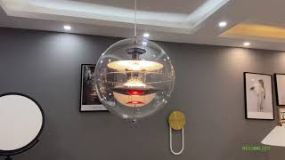 VP Globe Glass Suspended lights [upl. by Darill]