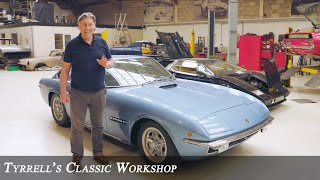 Lamborghini Islero  more than meets the eye with this little known GT  Tyrrells Classic Workshop [upl. by Llehsal]