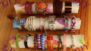 DIY ¡Haz un organizador para tus pulseras y relojes muy fácil [upl. by Allimrac122]