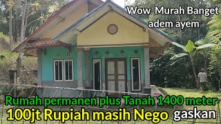 Kampung Kubang Bikin Betah Ada Rumah plus Tanah Seluas 1400meter Di Jual murah [upl. by Cece]