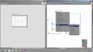 labview 2d array to table [upl. by Englis]