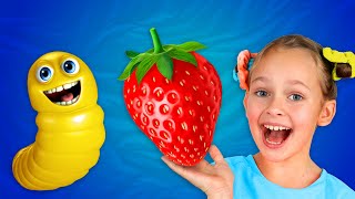 OmNomNom Yummy fruits and vegetables  Kids Songs [upl. by Llertnek675]