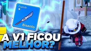 TESTANDO A BISENTO V1 DEPOIS DO REWORK NO BLOX FRUITS [upl. by Rolph954]