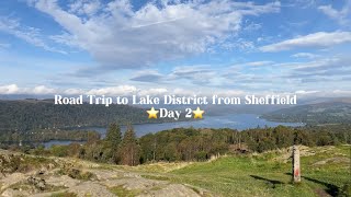 Day 2 📍Lake District UK Road Trip Vlog ✨October 2024 [upl. by Eedyaj]