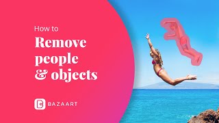 How To Remove People amp Objects from Photos 📸  Bazaart [upl. by Red143]