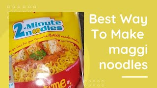 Maggi Noodles Chowmin Maggi noodles ki tasty chowmin [upl. by Kraska]