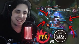 EDG vs FPX SemiFinals  IWD LPL LiveView [upl. by Farrell]