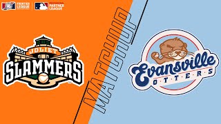 Evansville Otters vs Joliet Slammers 82423 AudioCast [upl. by Elyc]