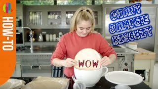 Giant Jammie Biscuit Recipe  Tillys Tea Time [upl. by Ailemac69]