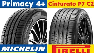 Michelin Primacy 4 vs Pirelli Cinturato P7 C2 [upl. by Anirehtak]