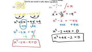 Rearrange Equations into General Form  Discriminant and graph  relationship [upl. by Juliet]