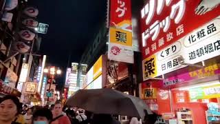 Night Walk Through Namba City Japan Exploring the Heart of Osaka [upl. by Leicester]