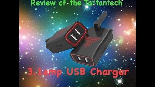 Charge USB Devices Faster TartanTech 31Amp Charger [upl. by Lewse]