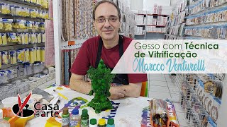 Peça em gesso usando a técnica de vitrificação com Marcco Venturelli [upl. by Jariah]