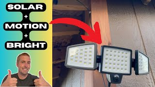 Full Overview and Installation Details of Solar Security Lights for Shed No Electricity Required [upl. by Sekofski299]