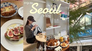 trip vlog🇰🇷 10月のソウル旅｜初めての韓国皮膚科🧖🏻‍♀️聖水弘大ショッピング🔖現代ソウル安国朝活東大門ナイトショッピング🥿 [upl. by Eidassac525]